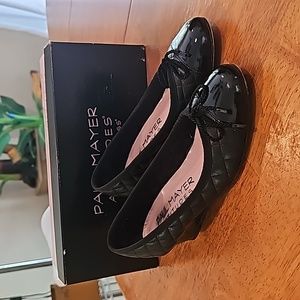 Paul Mayer Cap Toe Wedge Heel Shoes